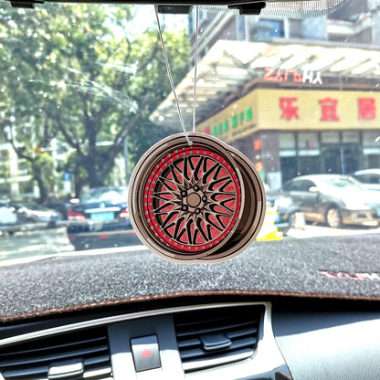 JDM Car Air Freshener Rearview Mirror Perfume - Turbo Brake Disc
