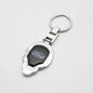 Ford 3D Metal Leather Keychain Badge - Car Emblem Key Chain Ring