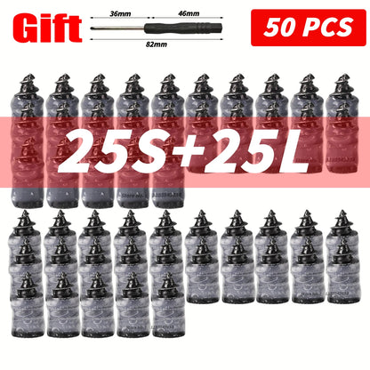 Universal Tire Repair Nails 10-100PCS - Glue Free Tubeless Tire Kit for Car Motorcycle