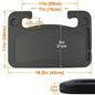 Portable Car Dining Table Steering Wheel Tray - Large Black