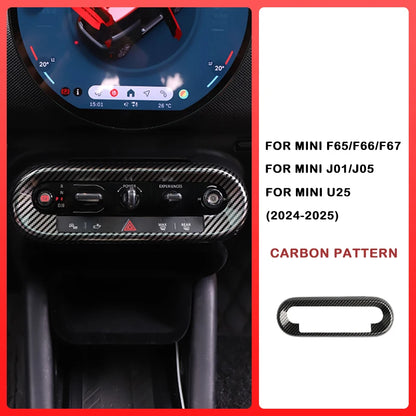 Car Central Control Button Frame Sticker - Mini Countryman 2024-2025