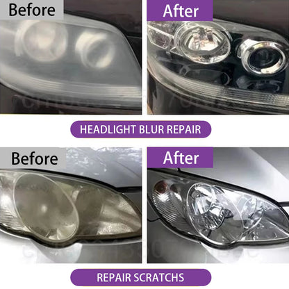 Professional Headlight Restoration Kit - Remove Oxidation & Polish Headlamps