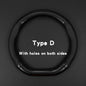 Universal Car Steering Wheel Cover - Carbon Fiber Leather Anti-Slip
