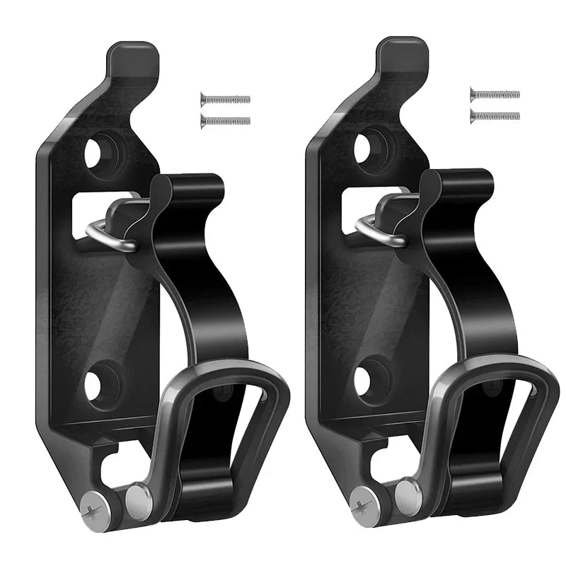 Tool Fixing Bracket Set - Wall Mount Quick Release Clamp 4PCS Black