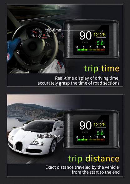 OBD2 Digital Speedometer P10 PRO Head Up Display Smart Car Computer