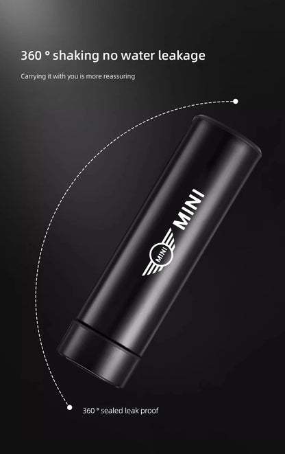 500ml Smart Thermos Bottle Mini Cooper Logo - JCW Works