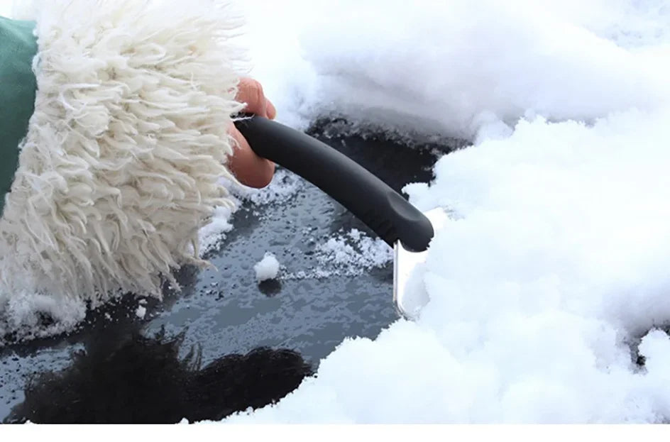 Car Snow Shovel & Ice Scraper - Windshield Snow Removal Tool 2PCS Set