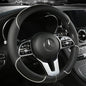 Premium Leather Steering Wheel Cover - Universal 14.5-15 Inch Diamond Pattern