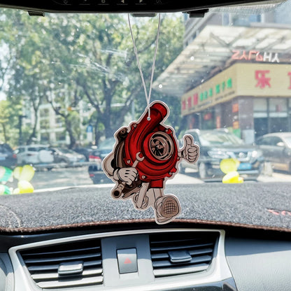 JDM Car Air Freshener Rearview Mirror Perfume - Turbo Brake Disc