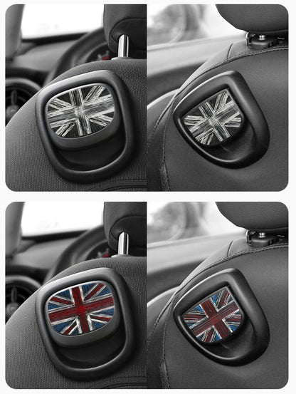 Mini Cooper Leather Rear Seat Handle Cover - R56 R55 F56 F57 Decal