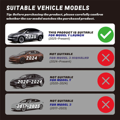 Tesla Model Y Juniper 2025+ Trunk Threshold Strip - TPE Anti-Scratch Protection Lid Cover