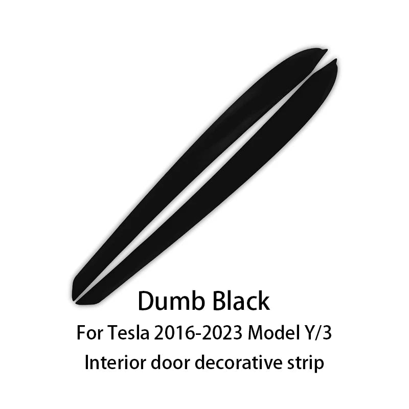 Tesla Model 3 Y Dashboard Trim Strip - Carbon Fiber ABS ABS matte black
