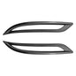 Tesla Model 3 ABS Carbon Fiber Rear Bumper Fog Light Cover Kit black
