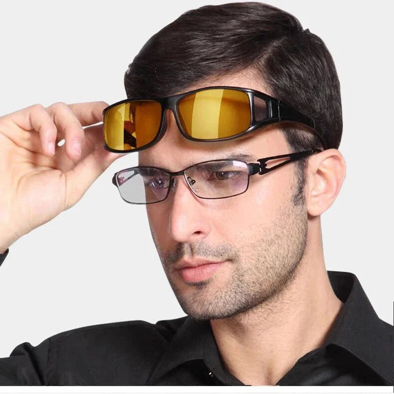 KJOY Night Vision Driving Glasses - UV Protection Yellow Lens