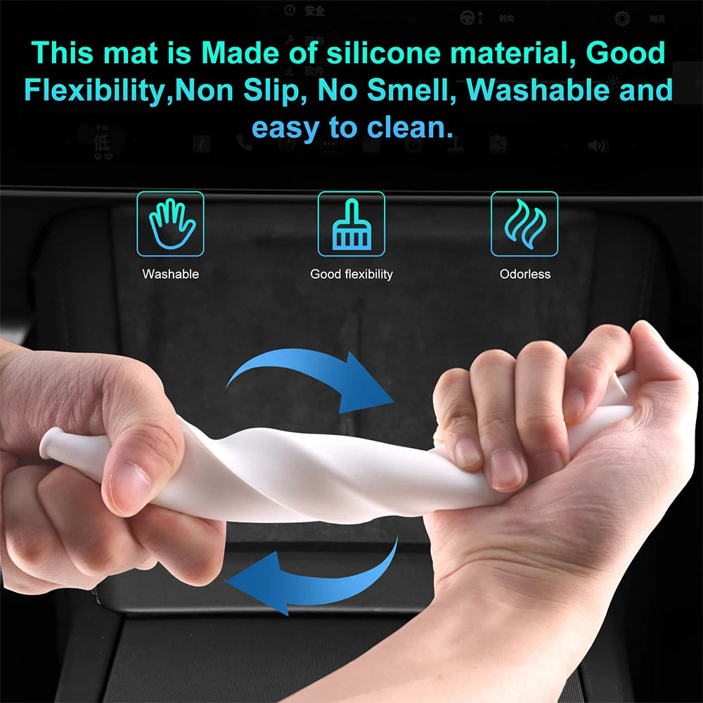 Tesla Model 3 Highland Wireless Charging Pad - Silicone Mat