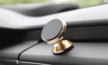 Magnetic Car Phone Holder - Universal Mount for iPhone Samsung GPS Support