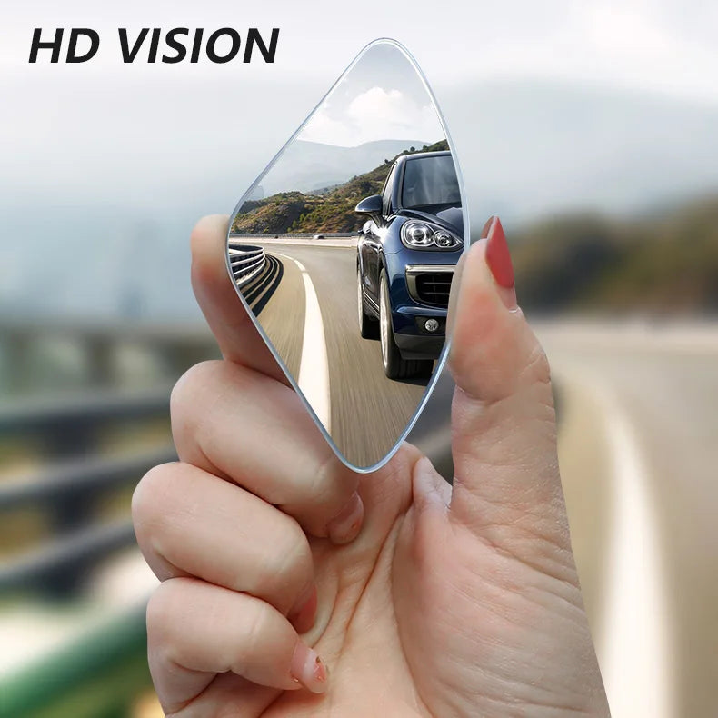 Car Blind Spot Mirrors - Frameless Wide Angle 2pcs Set