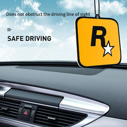 Car Rockstar Fragrance Tablets Air Freshener - Aromatherapy Pendant