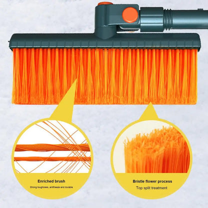 4-in-1 Car Snow Ice Scraper - Extensible Rotatable Multi-Function Tool