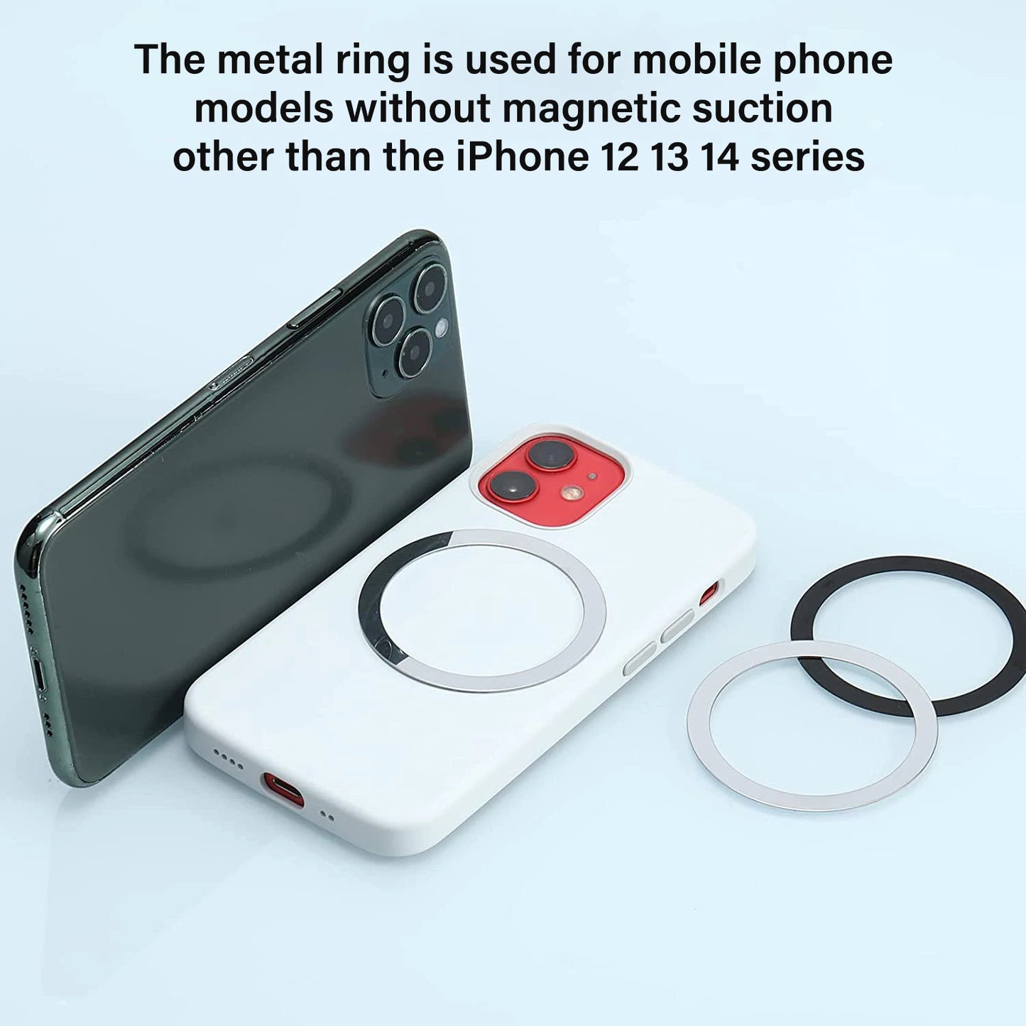 Magnetic Ring Holder for iPhone 14/13/12 - MagSafe Car Phone Stand Gold