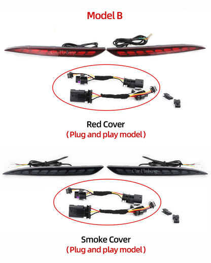 Tesla Model 3/Y LED Rear Fog Light - Dynamic Turn Signal 2016-23