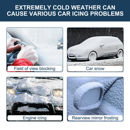 Car Solar Antifreeze Device - Windshield Deicer Snow Removal Tool
