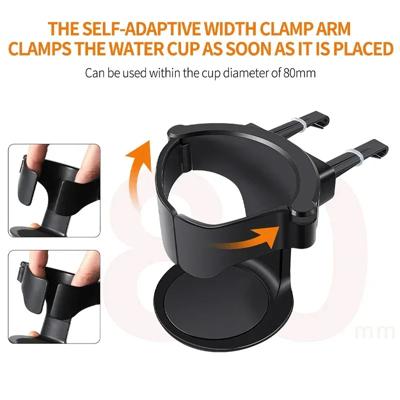 Universal Car Air Vent Cup Holder - Drink Bottle Holder Stand for Auto Truck Water