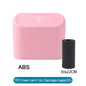 Car Trash Can with Lid - Leak-Proof Mini Waste Container with 300 Bags