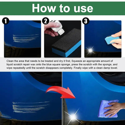 Car Scratch Remover & Paint Care Tool - Auto Swirl Repair Polishing Compound