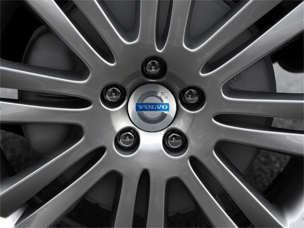 Volvo Wheel Center Stickers 56mm - Hub Cap Decals for R-Design Models