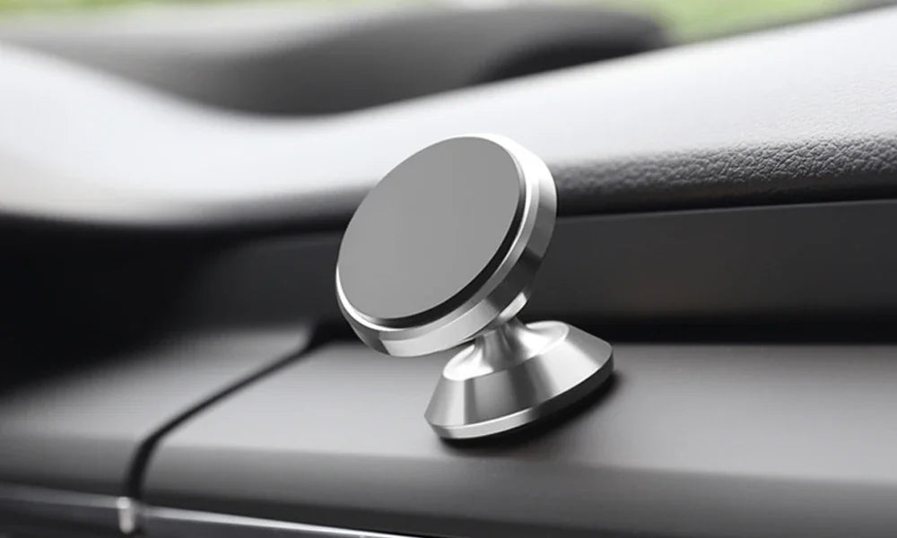 Magnetic Car Phone Holder - Universal Mount for iPhone Samsung GPS Support