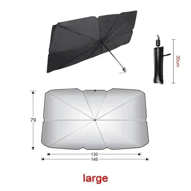 Car Sunshade for Front Windshield & Side Windows - Large Size