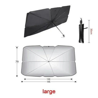 Car Sunshade for Front Windshield & Side Windows - Large Size