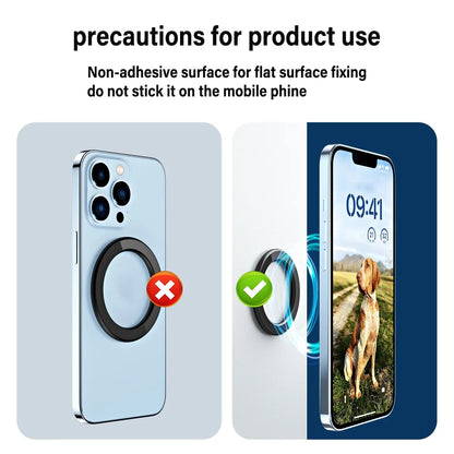 Magnetic Ring Holder for iPhone 14/13/12 - MagSafe Car Phone Stand Gold