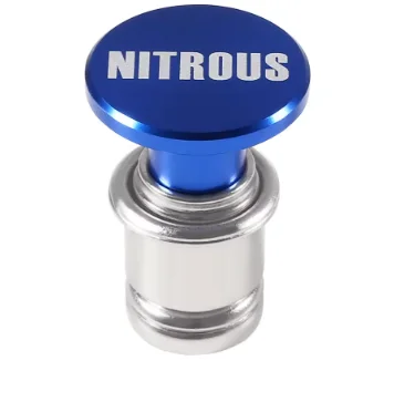 Fire Missiles Button Car Cigarette Lighter - 12V Anodized Aluminum Replacement