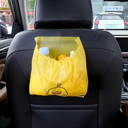 Adhesive Car Trash Bags 15PCS - Disposable Interior Hanging Garbage Bin