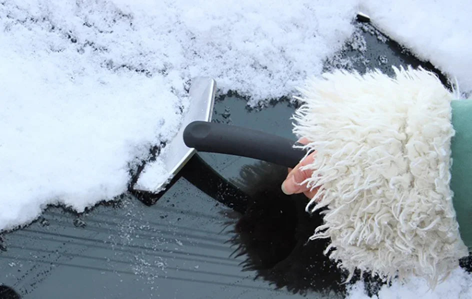 Car Snow Shovel & Ice Scraper - Windshield Snow Removal Tool 2PCS Set
