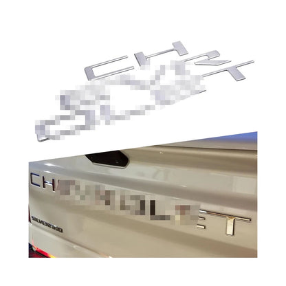 Chevrolet Silverado Tailgate Letters - 3D ABS Inserts 2019-2022