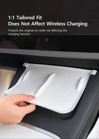 NovaAcc Silicone Wireless Charging Pad - Tesla Model 3 Y 2021-2023