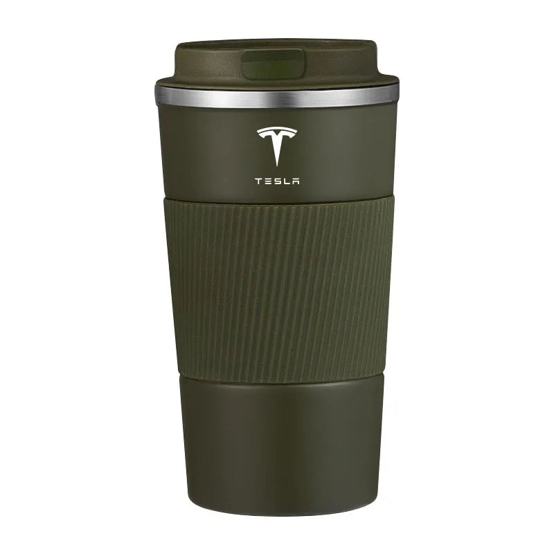 Tesla Stainless Steel Thermal Mug - Coffee Cup for Model 3/S/X/Y Cybertruck