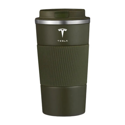 Tesla Stainless Steel Thermal Mug - Coffee Cup for Model 3/S/X/Y Cybertruck