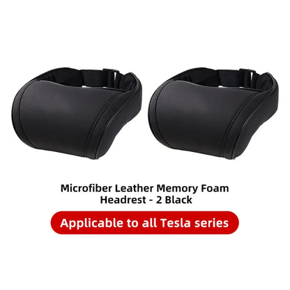 KJOY Car Headrest Neck Pillow Memory Foam - Tesla Model 3/Y/X