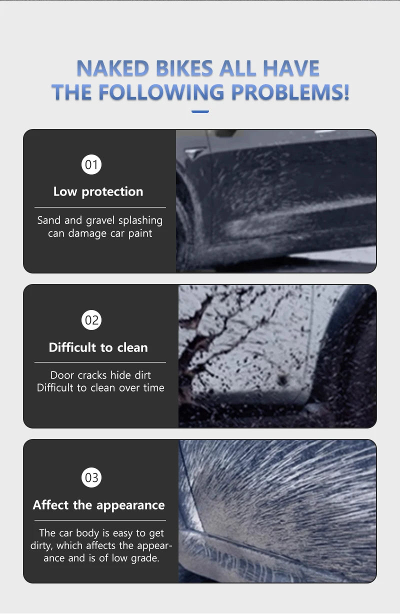 NovaAcc Tesla Mud Flaps - Model Y 2017-2024 & Model 3 Highland
