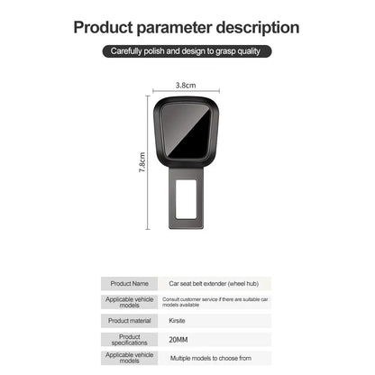 Car Seat Belt Extender Safety Buckle - Tesla Porsche Compatible