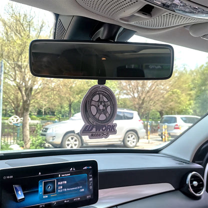 JDM Car Air Freshener Rearview Mirror Perfume - Turbo Brake Disc