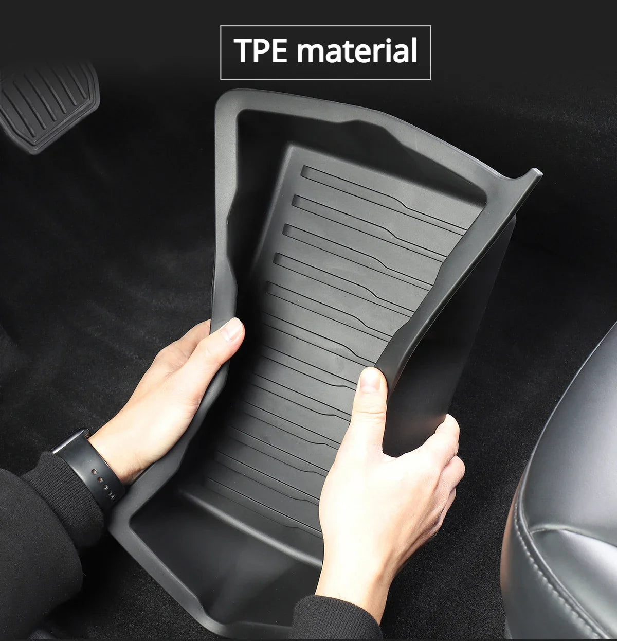 Tesla Model Y Under Seat Storage Box - Hidden Drawer Organizer 2021-2024