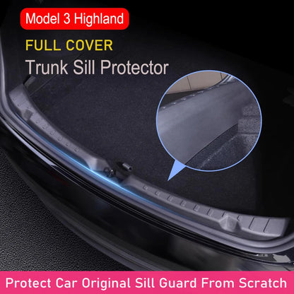 Tesla Model Y 3 Trunk Sill Guard - Juniper Cargo Mat Bumper Protector