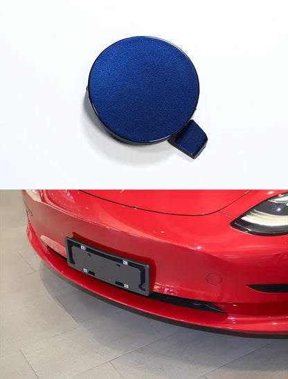 Tesla Model 3 Front Bumper Tow Hook Eye Cover - Trailer Cap Plug 1460701 1084173
