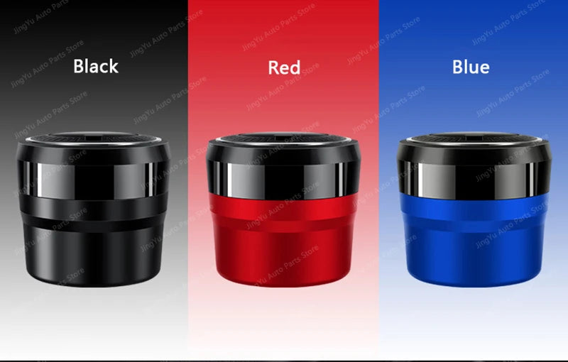 Portable Luminous Car Ashtray - Alpine Ceramic Liner