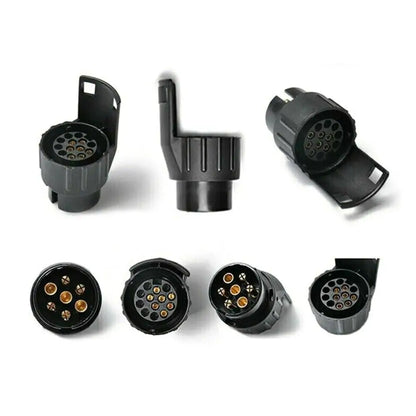 7 Pin to 13 Pin Trailer Adapter Waterproof Towbar Connector